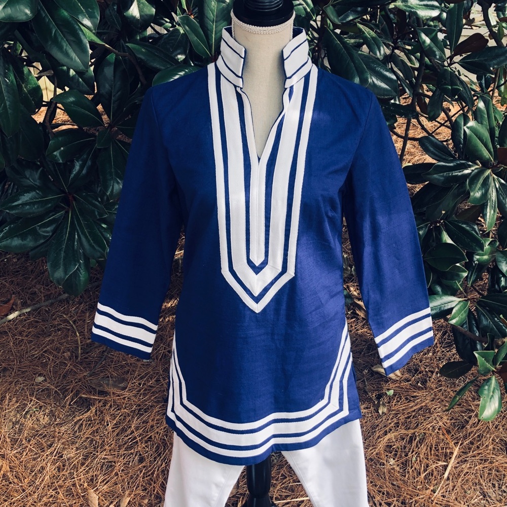 NWOT Elizabeth Mackay Linen Tunic